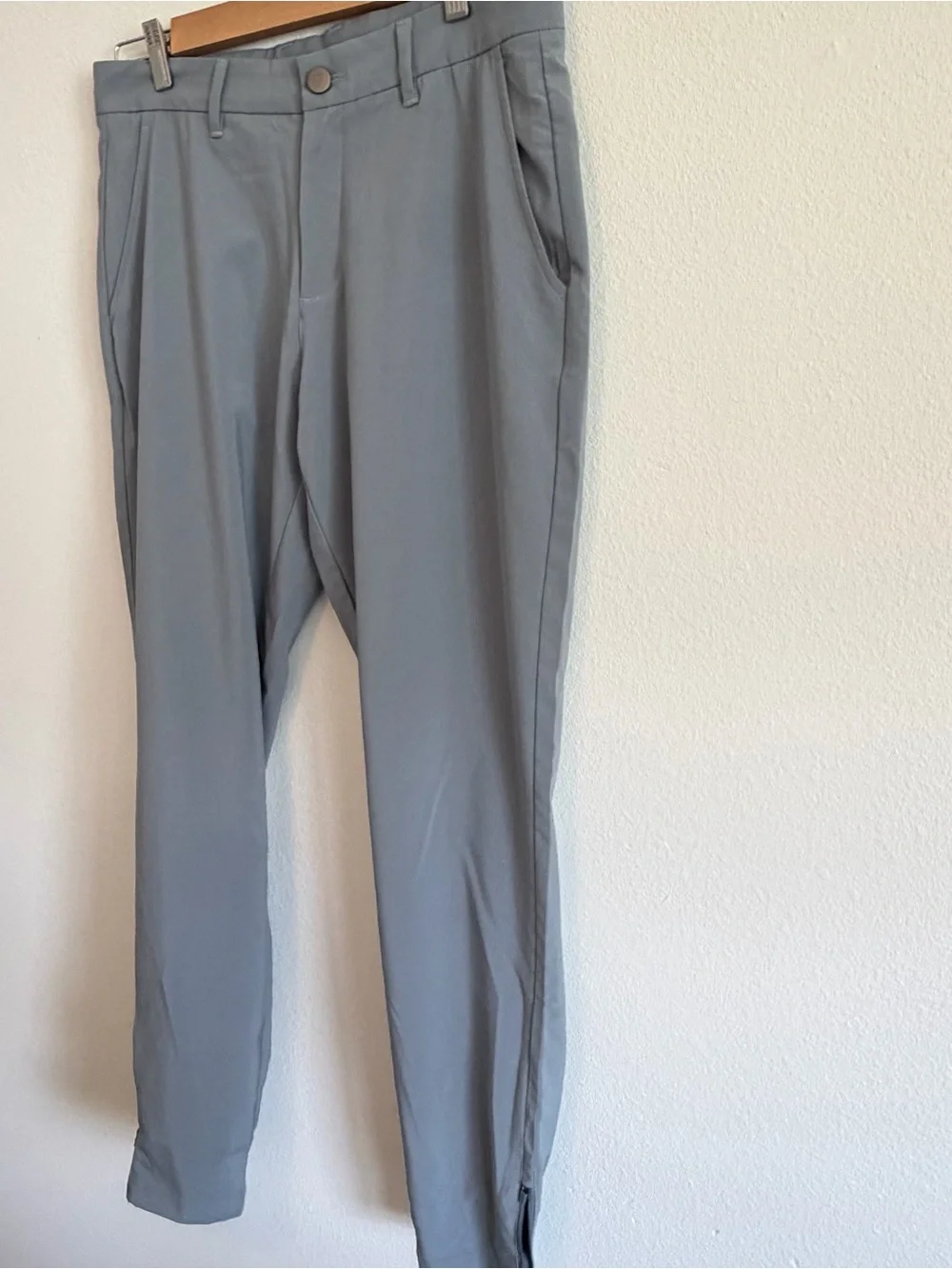 Primo Golf Pants Mens 32 Reg Gray Performance Jogger Ankle Zip